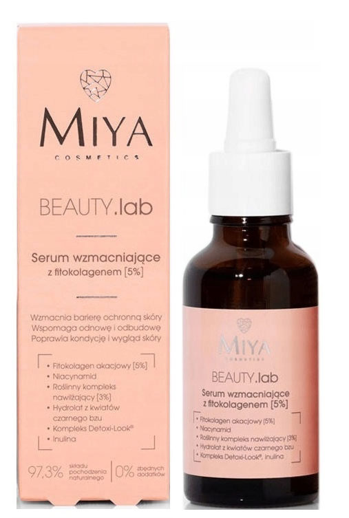 Miya Cosmetics BEAUTY Lab serum wzmacniające z fitokolagenem 5% 30ml 108831-uniw