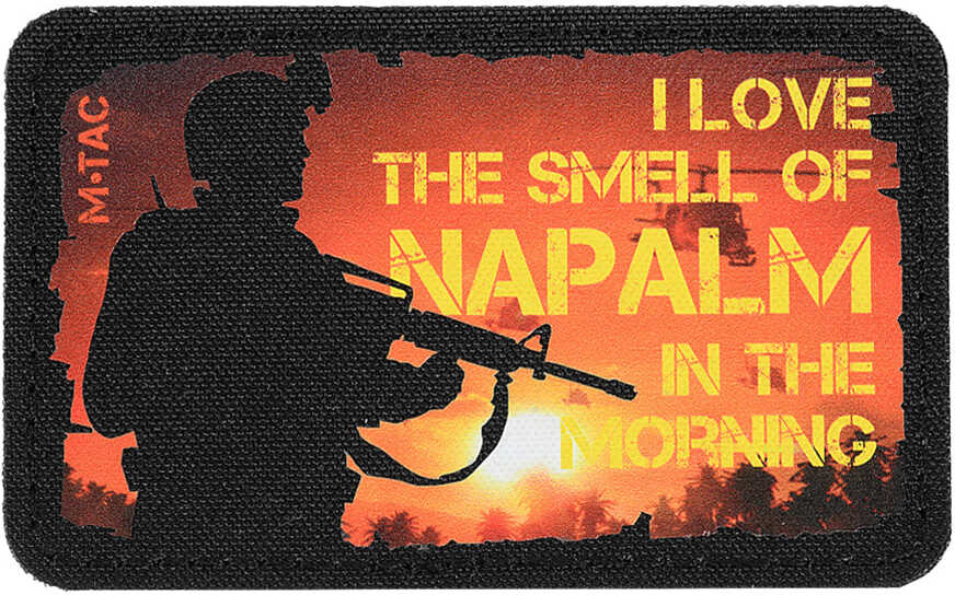 Naszywka M-Tac Smell Of Napalm - Black (51340002)