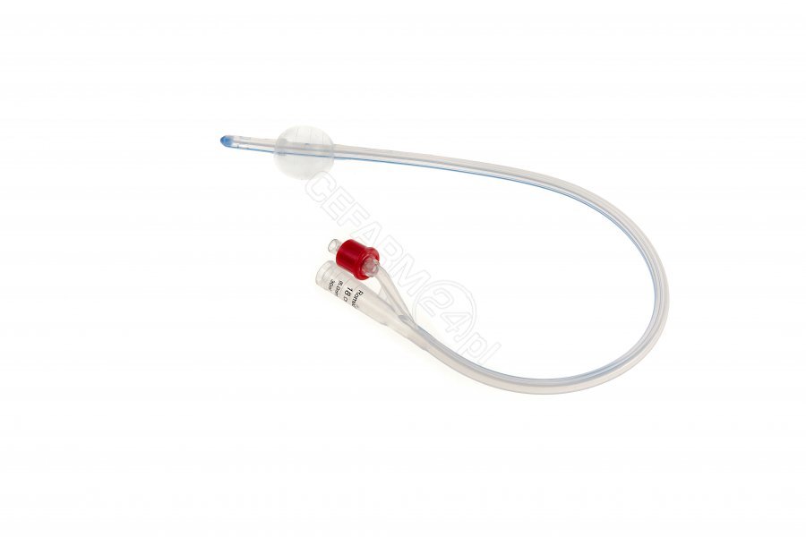 Cewnik urologiczny silikonowy Foleya CH20 10 ml (Romed)