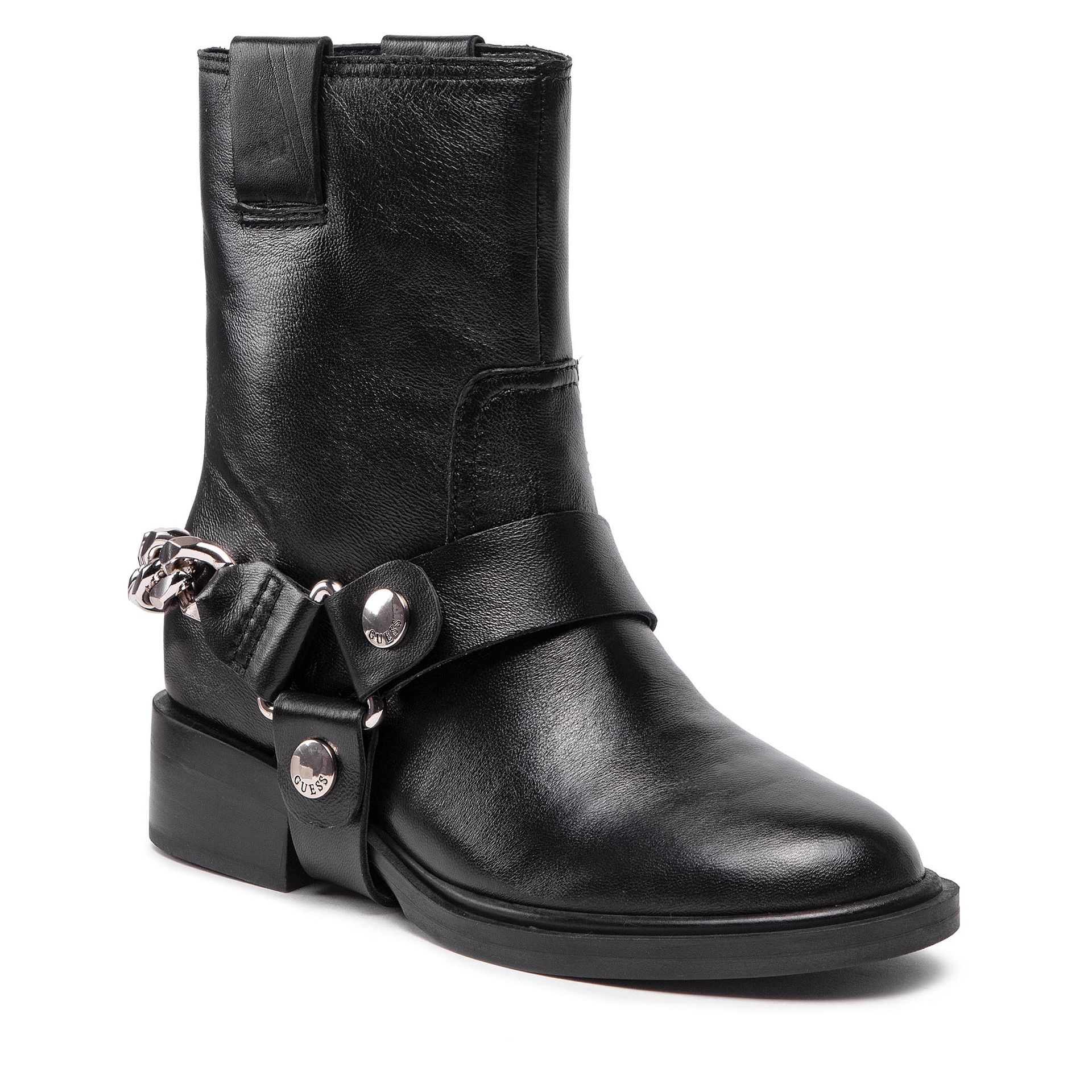 Botki GUESS - Ruben FL7RUB LEA10 BLACK