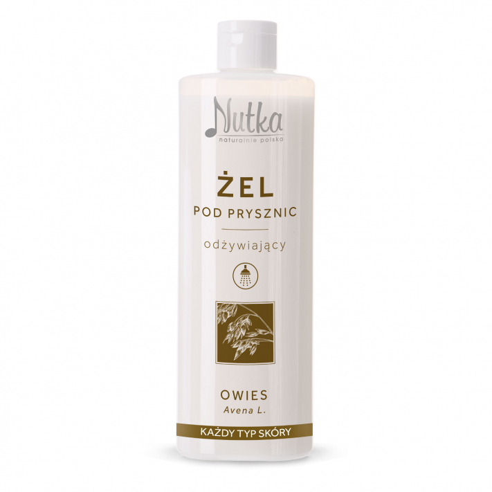 NUTKA Żel pod prysznic OWIES, 400 ml