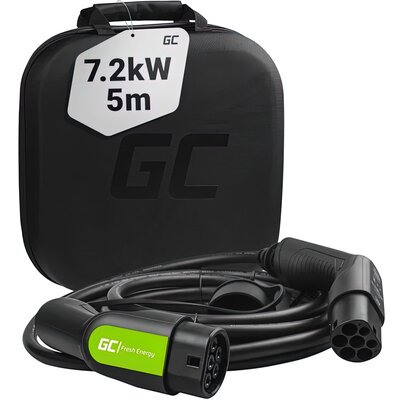 Green Cell Kabel Gc Ev Type 2 7.2kW 5m do ładowani