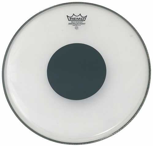 Remo Controlled Sound Clear Black Dot Głowa perkusja - Top Black Dot, 15 cm CS-0306-10
