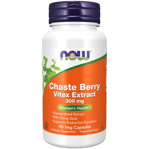 Niepokalanek pospolity 300 mg 90 kaps. (Now Foods)