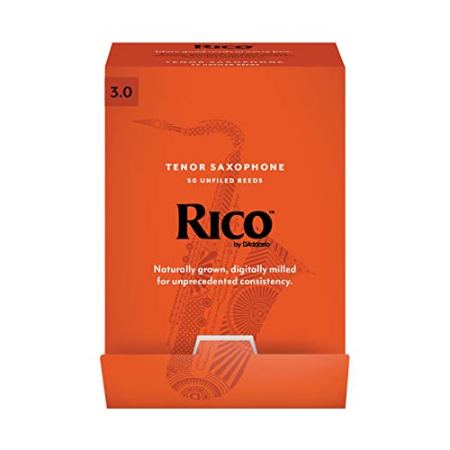 Rico by D'Addario Tenor Saksofon trzcinki, Siła 3.0, 50 sztuk