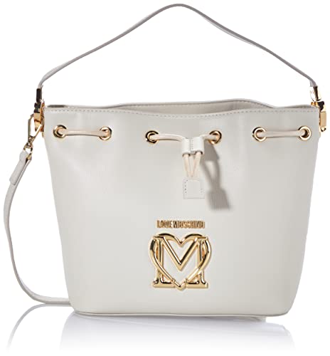 Love Moschino Damska torba na ramię Borsa A Spalla, rozmiar uniwersalny, biały - jeden rozmiar
