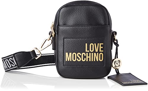 Love Moschino Damska torba na ramię Borsa A Spalla, rozmiar uniwersalny, czarny - jeden rozmiar