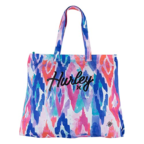 Hurley Damska torba plażowa Hrla płótno graficzne, wielokolorowa/czarna, jeden rozmiar
