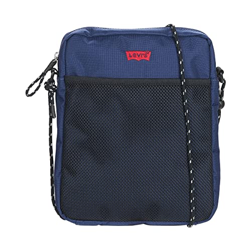 Levi's Męski podwójny pasek 'North South-South' crossbody, jeden rozmiar, granatowy, Rozmiar Uniwersalny