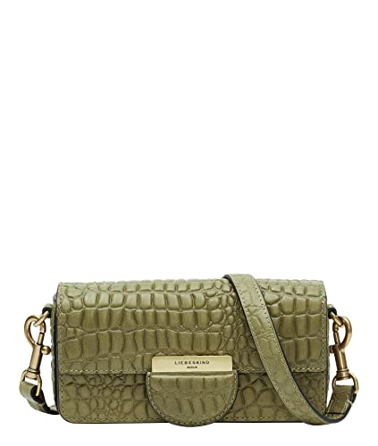 Liebeskind Berlin Damski Pam Croco Crossbody XS, Princess Green-7708,