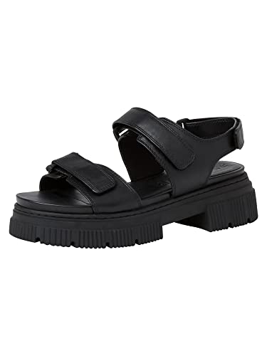 Tamaris Sandały damskie 1-1-28273-38, szerokie, rozmiar: EU, czarny, 39 eu