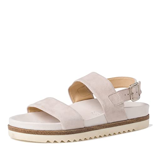 Tamaris Sandały damskie 1-1-28402-28 41 z obcasem, Ivory, EU