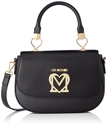 Love Moschino Damska torba na ramię Borsa A Spalla, rozmiar uniwersalny, czarny - jeden rozmiar
