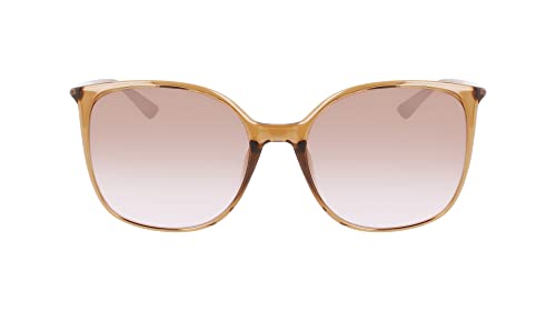 Calvin Klein Damskie okulary przeciwsłoneczne CK22521S, brązowe, M
