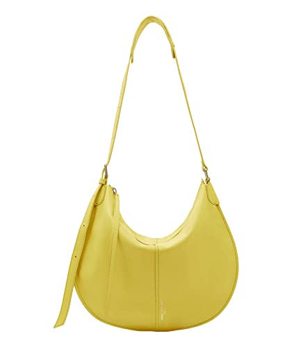 Liebeskind Berlin Damska Naomi Heavy Pebble Hobo M, Pale Banana-1334,