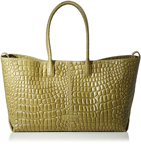 Liebeskind Berlin Damska Noos uzupełnienie Waxy Croco Chelsea Shopper L, Princess Green-7708,