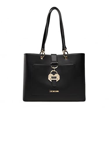 Love Moschino Damska torba na ramię Borsa A Spalla, rozmiar uniwersalny, czarny - jeden rozmiar
