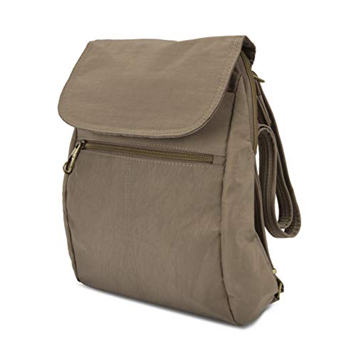 Travelon Unisex's Anti-Theft Signature Slim plecak, jeden rozmiar, Sable, Rozmiar Uniwersalny
