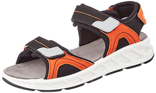 PRIMIGI Sandały męskie Pon 18917, Aranc Nero Nero - 38 EU