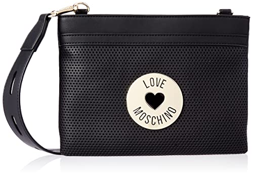 Love Moschino Borsa A Spalla damska torba na pompę, czarna, rozmiar uniwersalny, czarny, jeden rozmiar