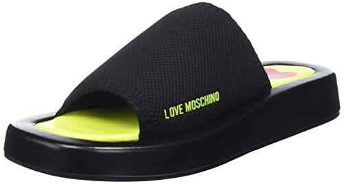 Love Moschino Damskie kapcie Sabot, czarny - 35 EU
