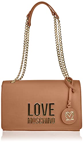 Love Moschino Damska torba na ramię Borsa A Spalla, rozmiar uniwersalny, brązowy - jeden rozmiar