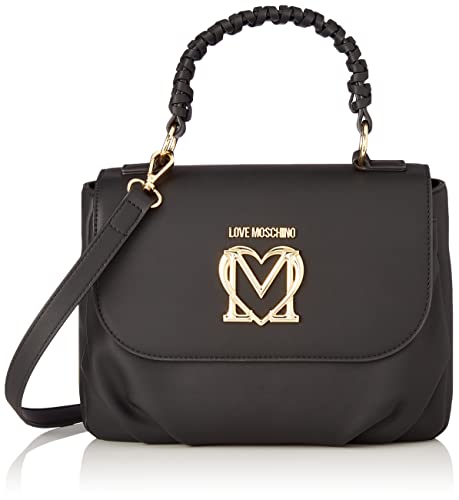 Love Moschino Damska torba na ramię Borsa A Spalla, rozmiar uniwersalny, czarny - jeden rozmiar