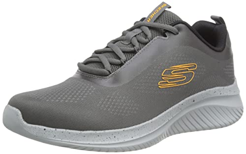 Skechers Męskie trampki Ultra Flex 3.0, Wykończenie z siatki węglowej, 39.5 EU