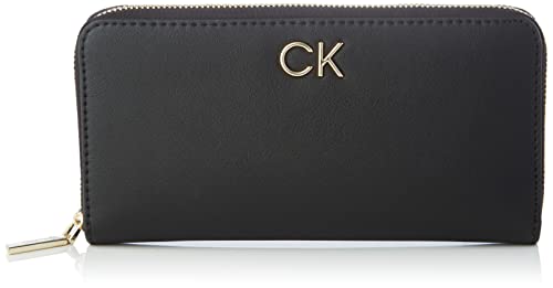 CALVIN KLEIN Damski portfel Re-Lock, Ck Black, jeden rozmiar, Ck czarny, Rozmiar Uniwersalny