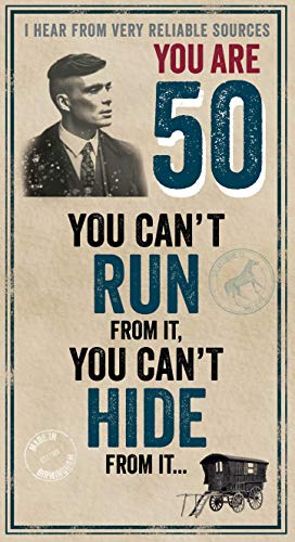 Peaky Blinders Kartka urodzinowa w wieku 50 lat – kartka na 50. urodziny