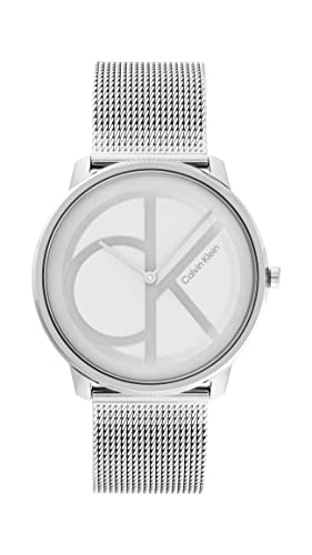 Calvin Klein Unisex analogowy zegarek kwarcowy z paskiem ze stali nierdzewnej 25200027