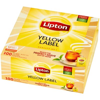 Lipton Herbata Yellow Label (100 saszetek)