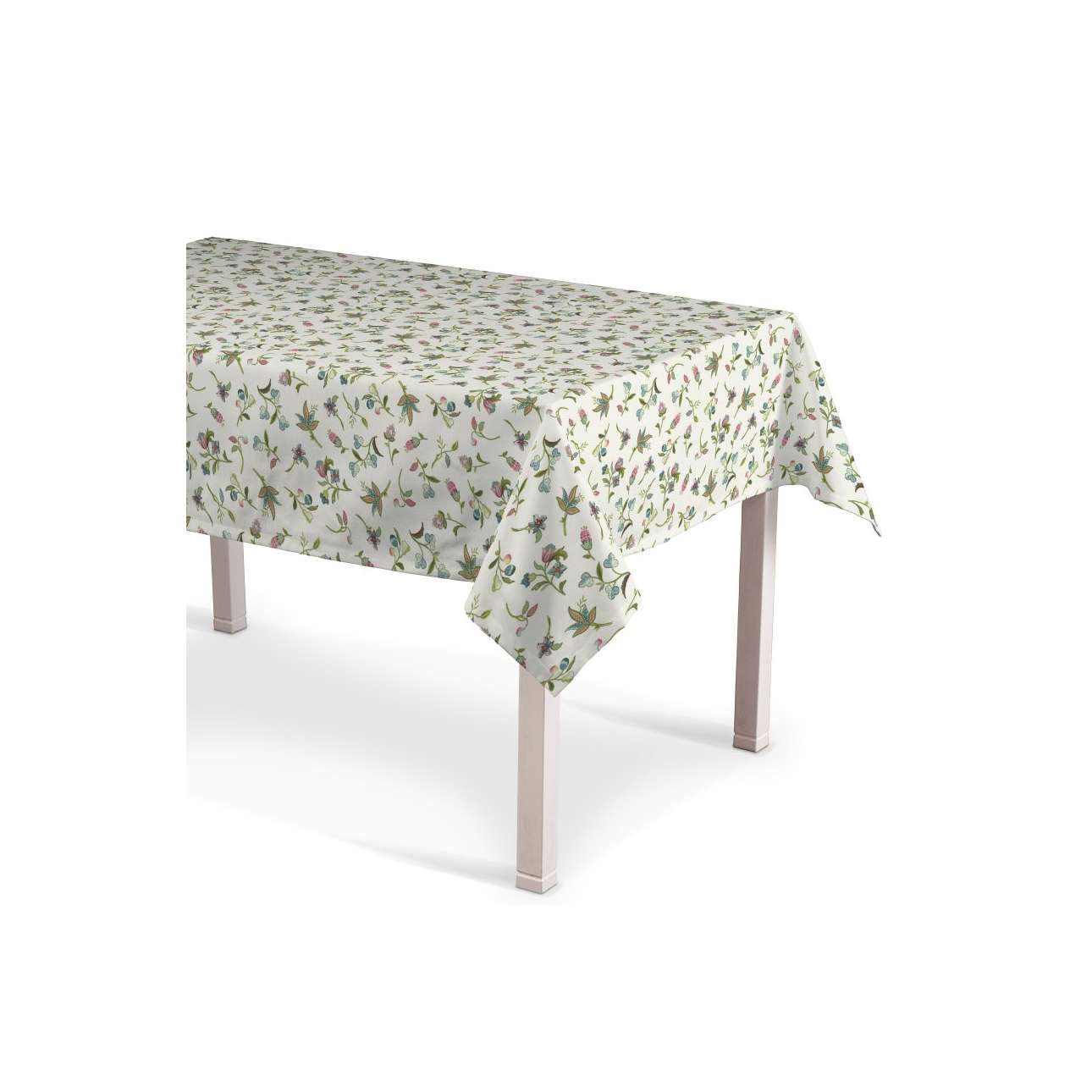 Dekoria prostokątny obrus na stół 130x160 cm dekoracja stołu ecru 425-122-02