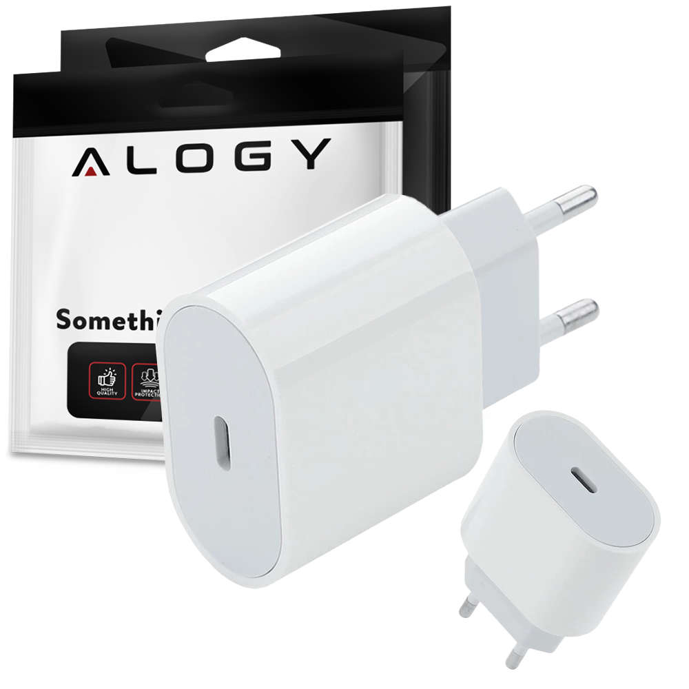 Ładowarka sieciowa Alogy szybka USB-C Type C PD 20W Biała