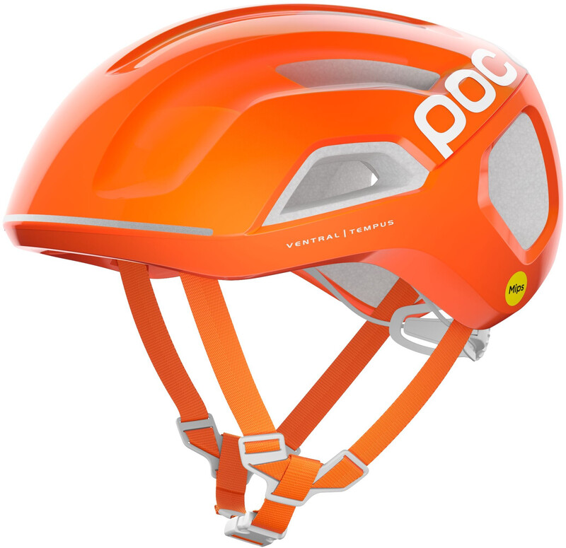 POC Ventral MIPS Helmet, pomarańczowy S | 50-56cm 2022 Kaski szosowe 10750-1217-SML