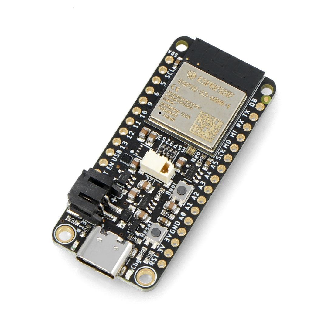 Feather ESP32-S3 - moduł WiFi, GPIO - 4MB Flash 2MB PSRAM - zgodny z Arduino - Adafruit 5477