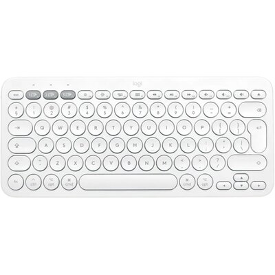 Logitech Klawiatura Bluetooth Keyboard K380 US 920-009868) Biała