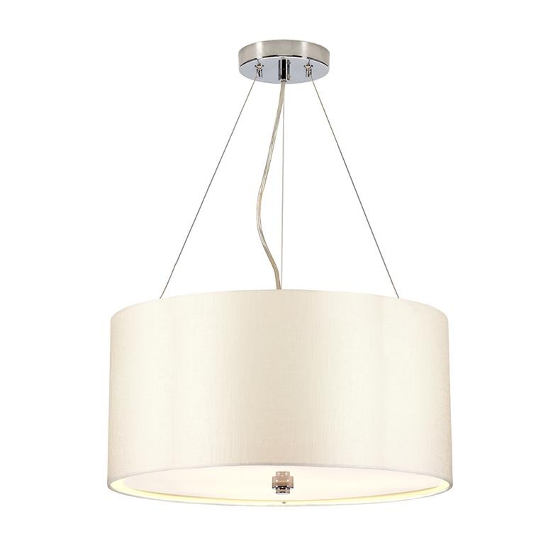 Lampa wisząca Pearce polerowany chrom DL-PEARCE18-3LT-IV-PC  - Elstead