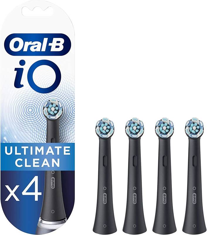 Oral-B iO Ultimate Clean Black 4szt