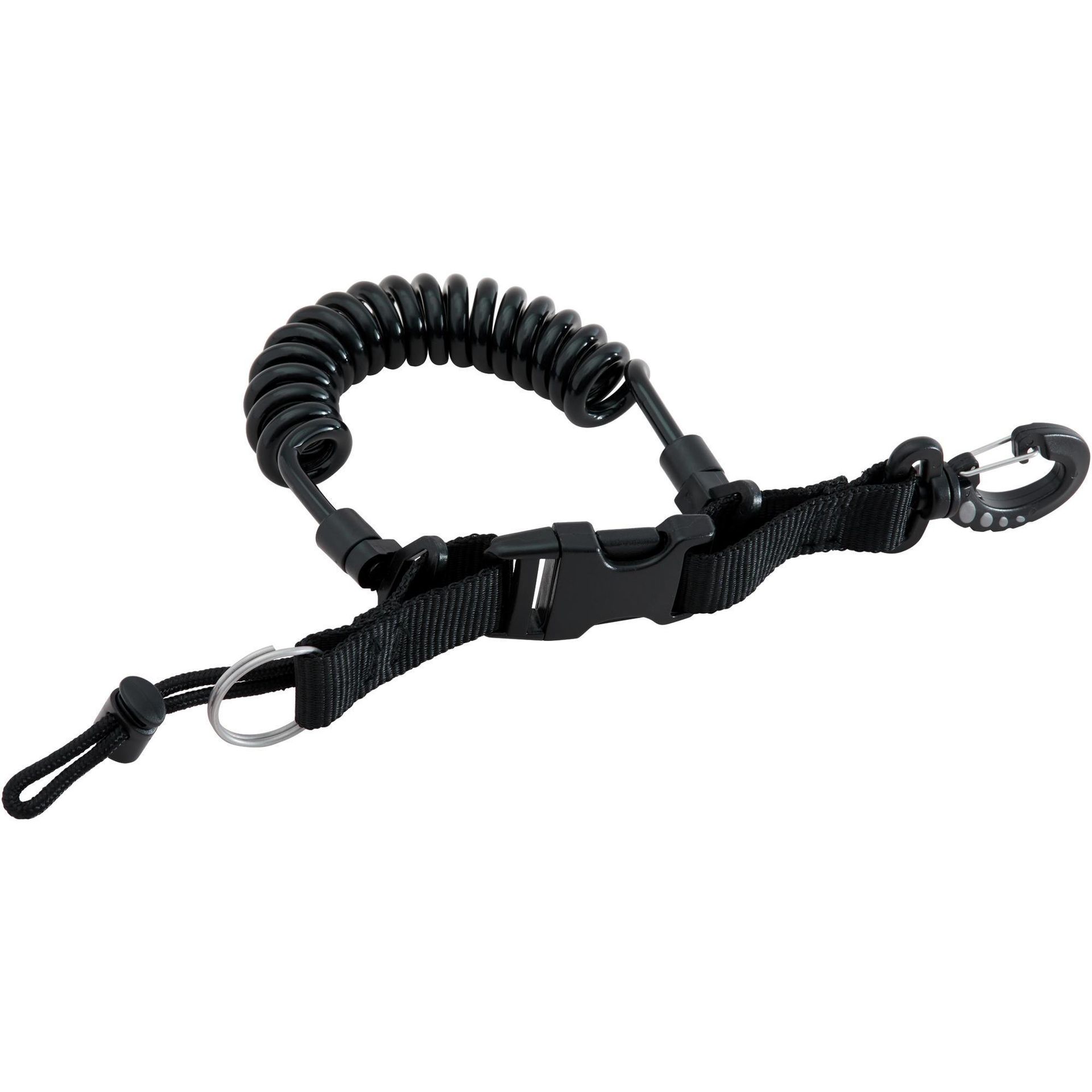 SUBEA Klamra do latarki nurkowej ze spiralnym leashem Unisex  3608459575314