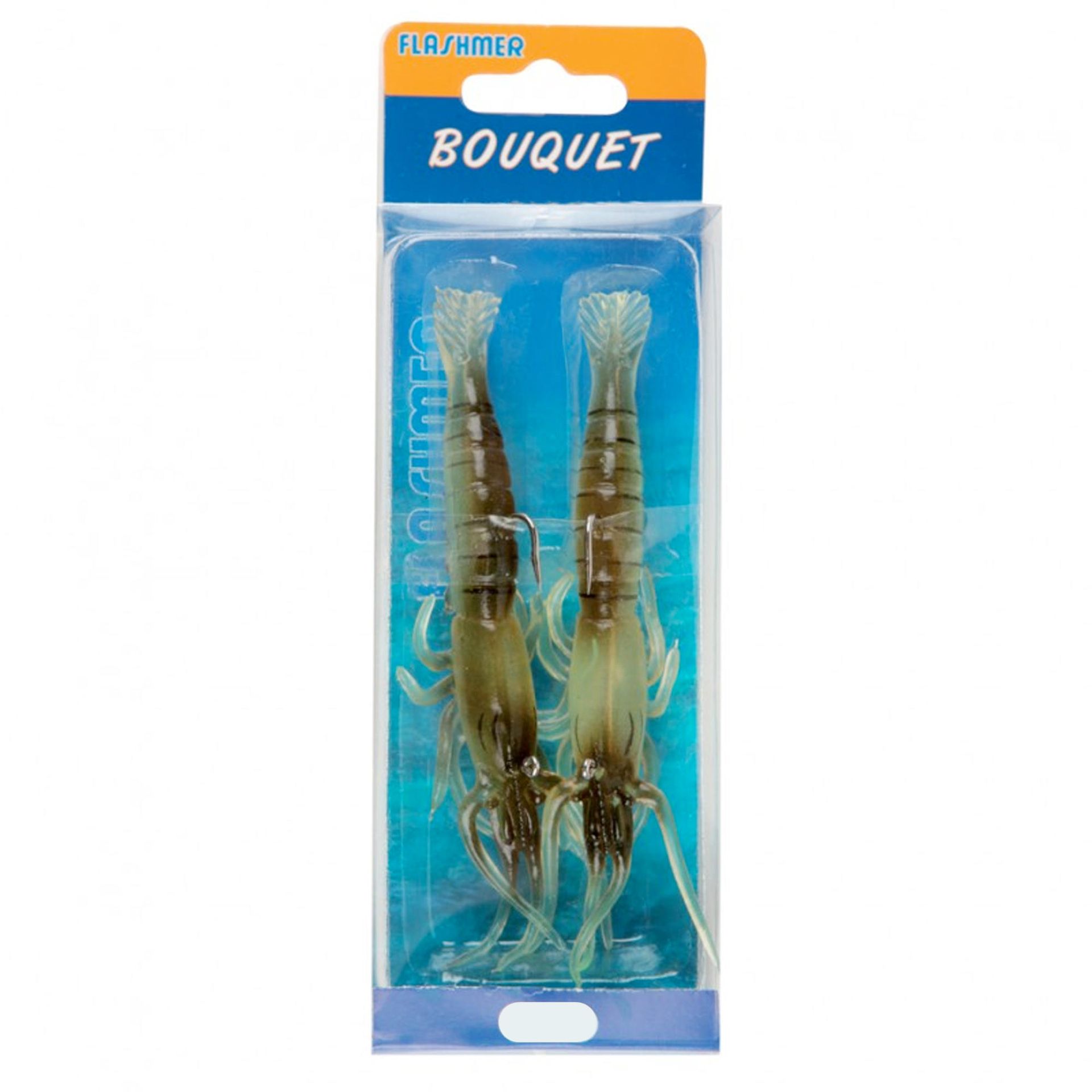 FLASHMER Przynęta Duża krewetka 7,5 cm x 2 Unisex