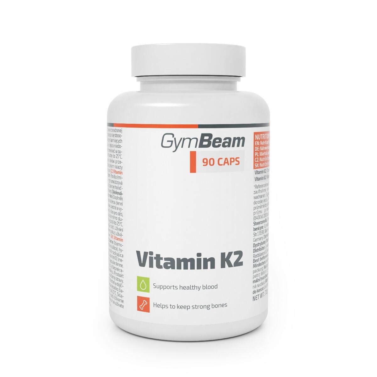 Witamina K2 (menachinon) GymBeam 90 kapsułek