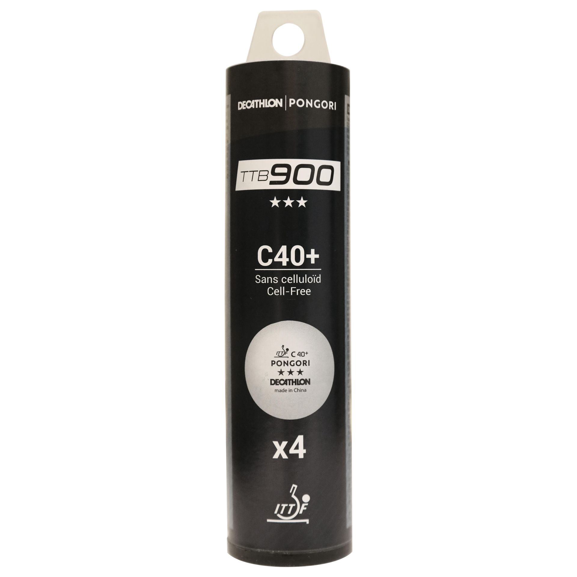 Pilki PONGORI Do Tenisa Stołowego Ttb 900C 40+ 3* X4 Unisex