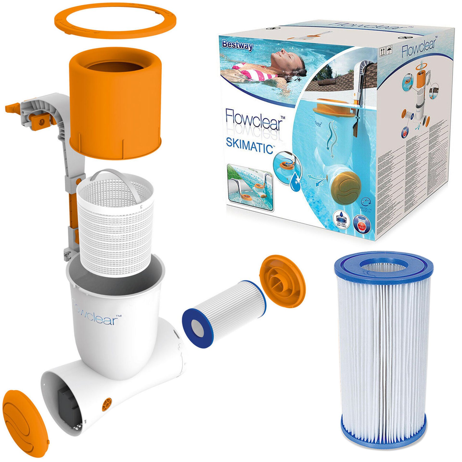 Bestway Pompa filtrująca Skimatic 58469 58469