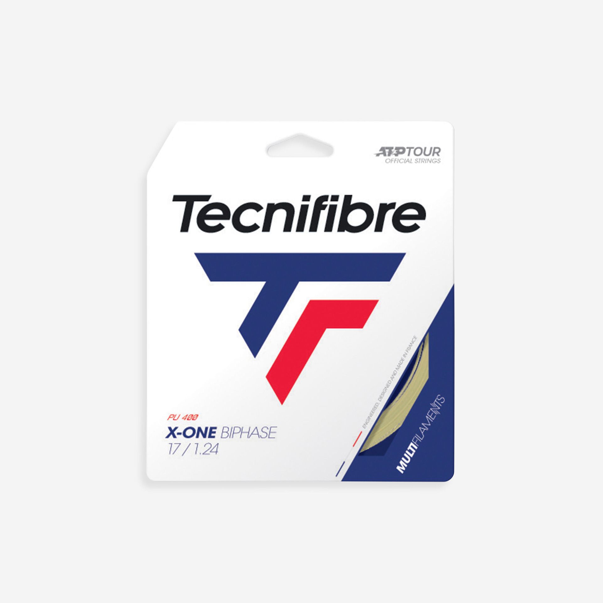 Naciąg tenisowy Tecnifibre  X-One Biphase 1,24 mm (12m)