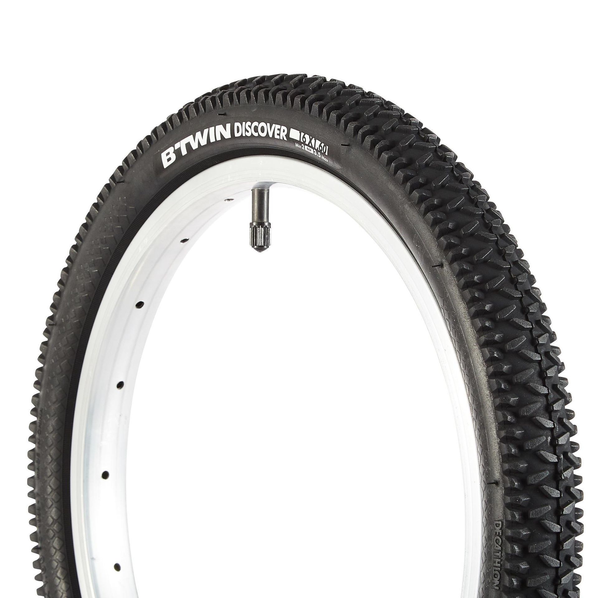 BTWIN Opona do roweru dziecięcego 16X1,60 / ETRTO 40-305 unisex