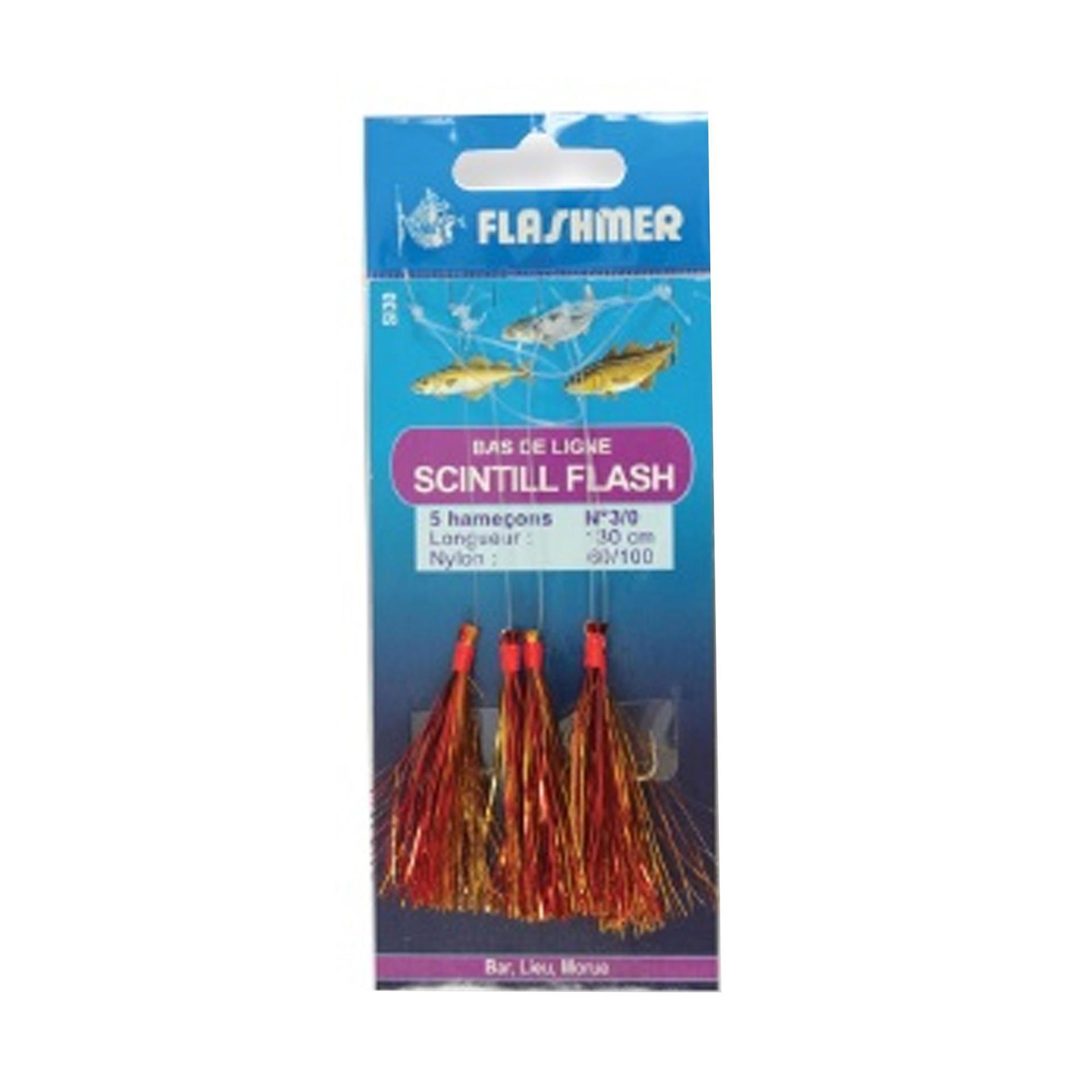 FLASHMER Przypon morski Scintiflash 5 haczyków nr 2 Unisex