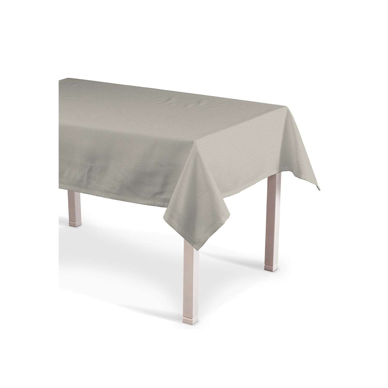 Dekoria prostokątny obrus na stół 130x210 cm dekoracja stołu naturalny 435-392-05