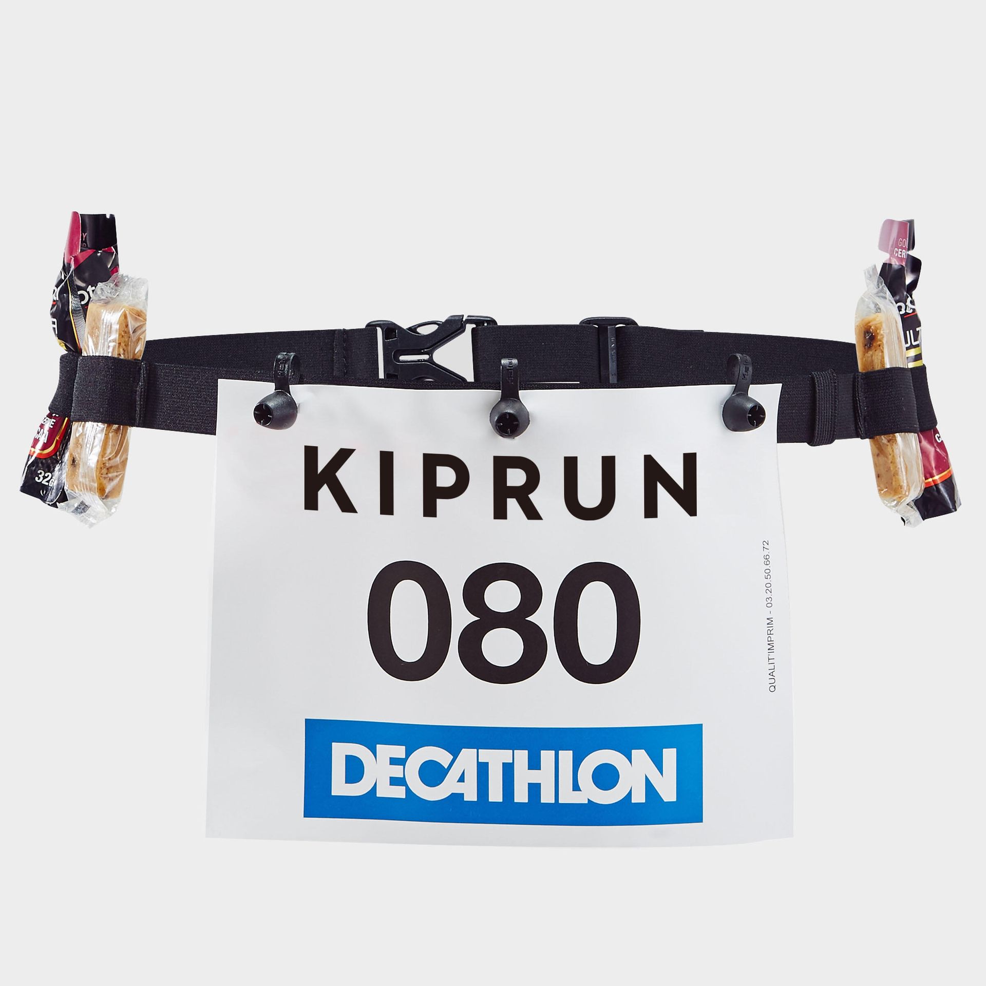 Art KIPRUN Do Biegania Na Numer Startowy Czarny