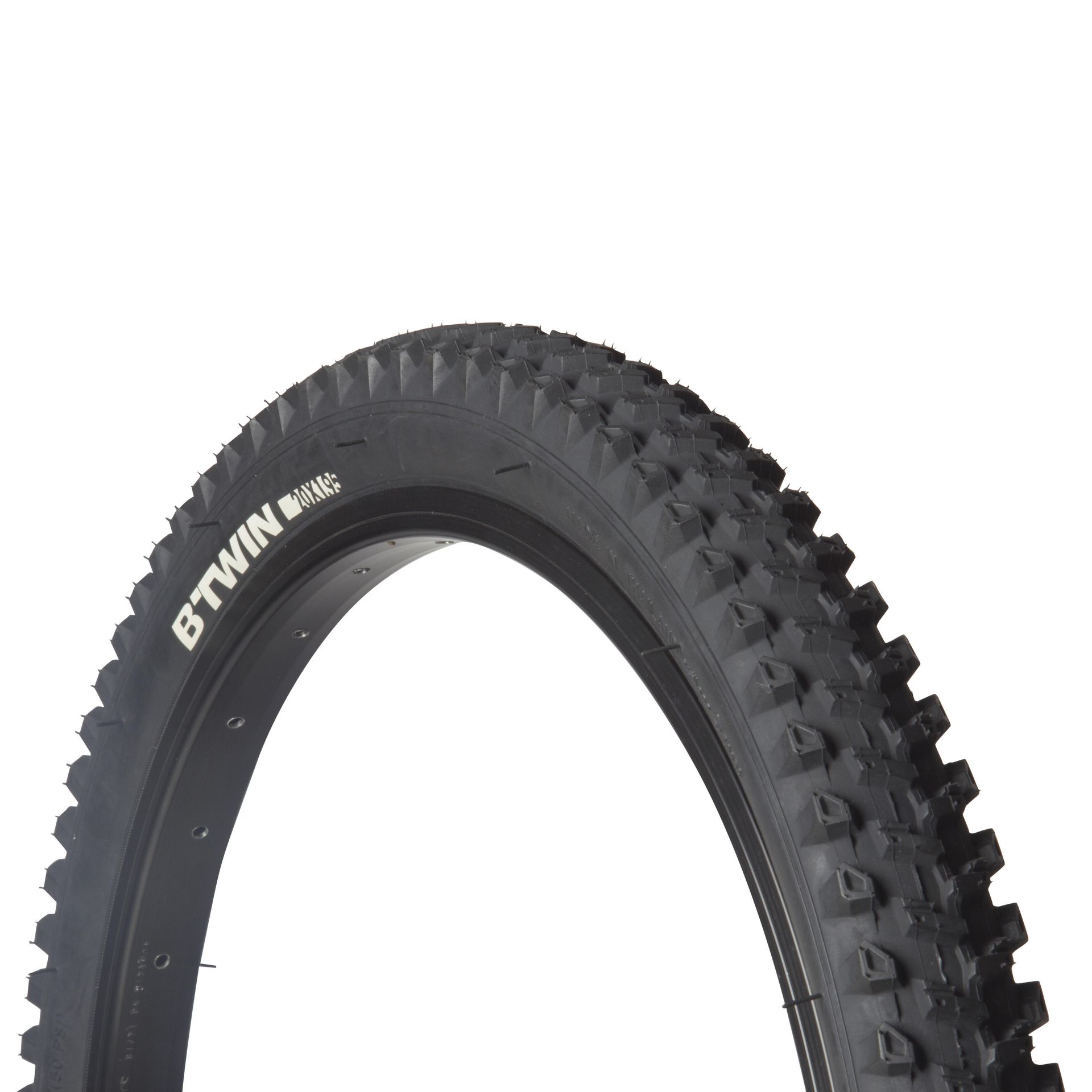 BTWIN Opona do roweru MTB dziecięcego 20x1,95 ze sztywną stopką / ETRTO 47-406